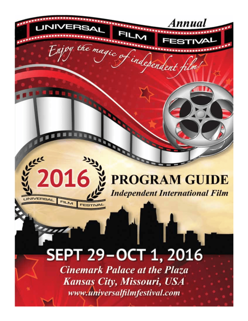 A program guide for the 2 0 1 6 international film festival.