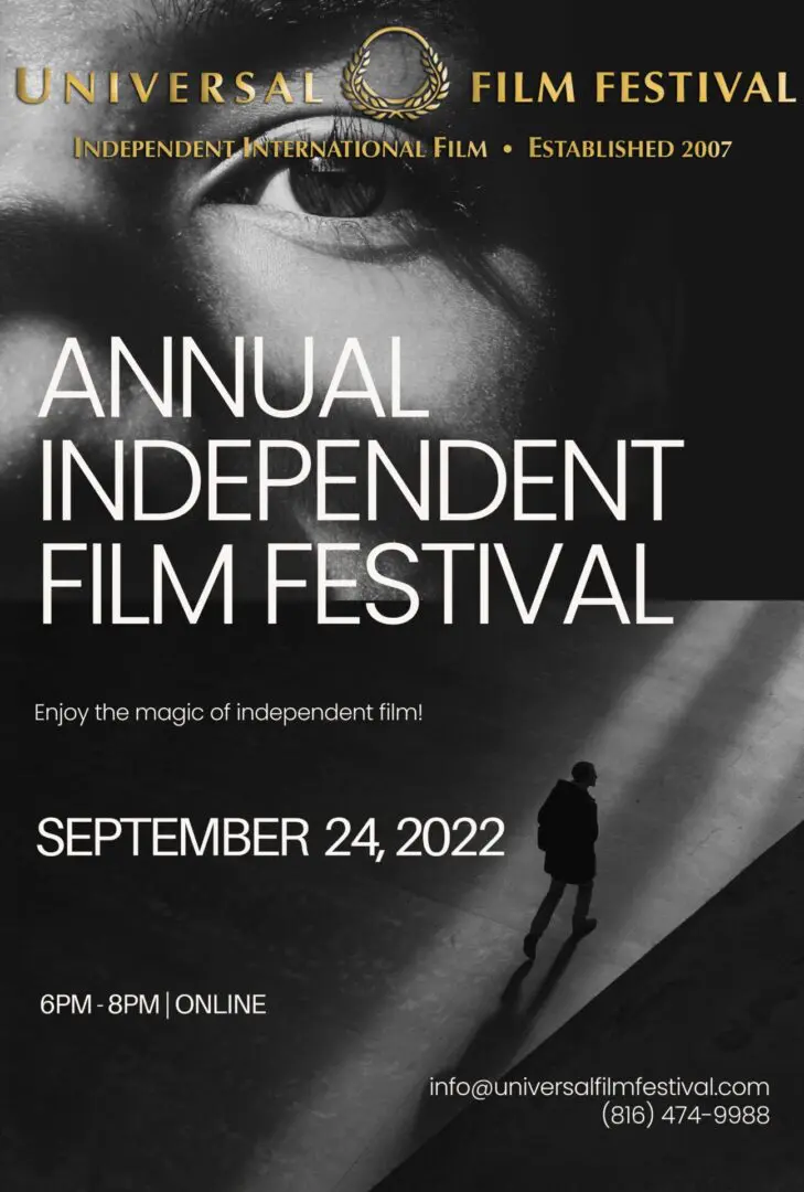 A poster for the annual independent film festival.